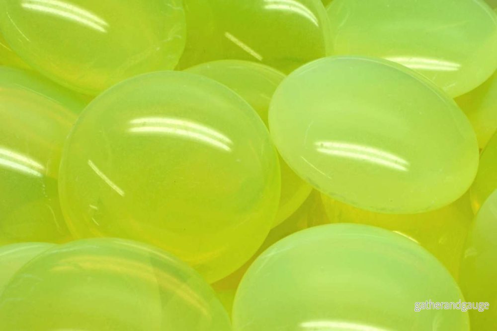 Cabochon – Yellow Opal, 25 mm, 1 styck