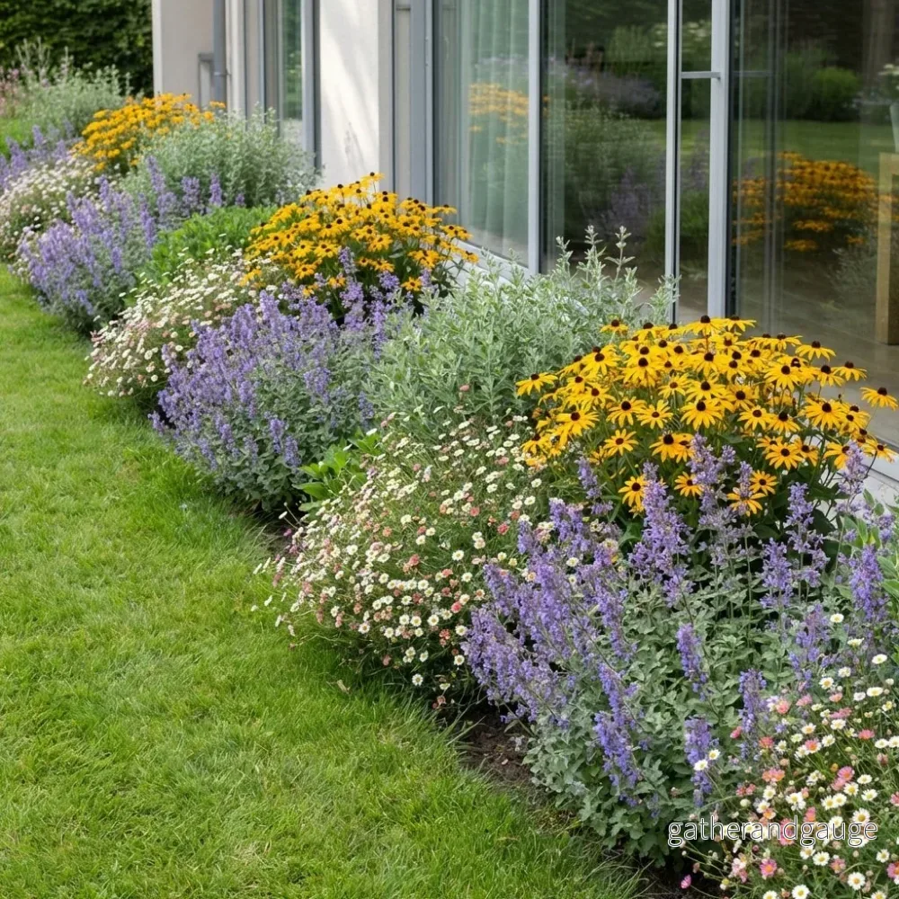 Pack Façade Plein Soleil Blanc & Jaune & Violet – 18 plantes Pack Façade Plein Soleil Blanc & Jaune & Violet – 18 plantes