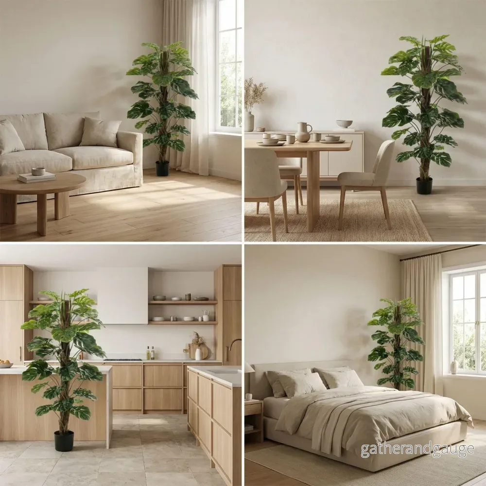 Monstera artificiel h150cm - Bild 3