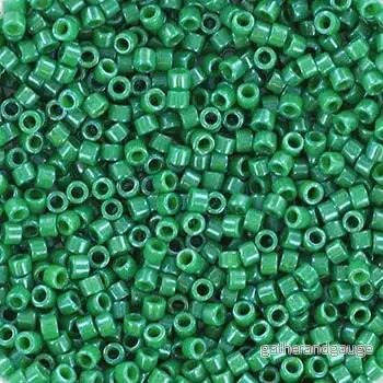 Miyuki Delica – Dyed Opaque Green 11/0, 5 gram
