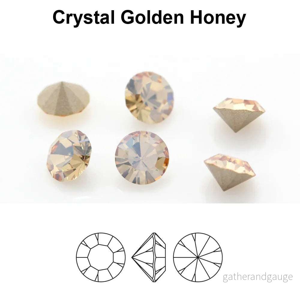 Preciosa MC Chaton Maxima SS39 – Crystal Golden Honey 8mm 1 styck Preciosa MC Chaton Maxima SS39 – Crystal Golden Honey 8mm 1 styck