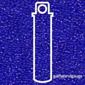 Miyuki Seed Beads – Transparent Saphire 11/0, 24 gram