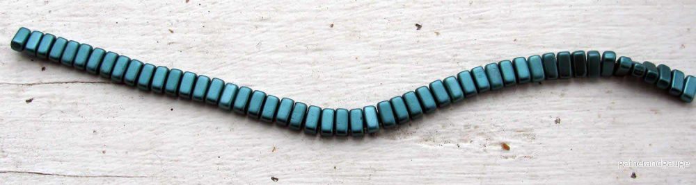 CzechMated Bricks - Dark green, 1 sträng - Bild 2