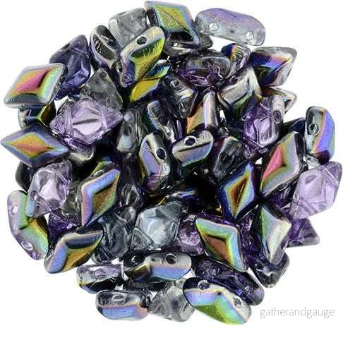 Matubo Gemduo – Magic Line Violet/Grey 8x5mm, 10 gram Matubo Gemduo – Magic Line Violet/Grey 8x5mm, 10 gram