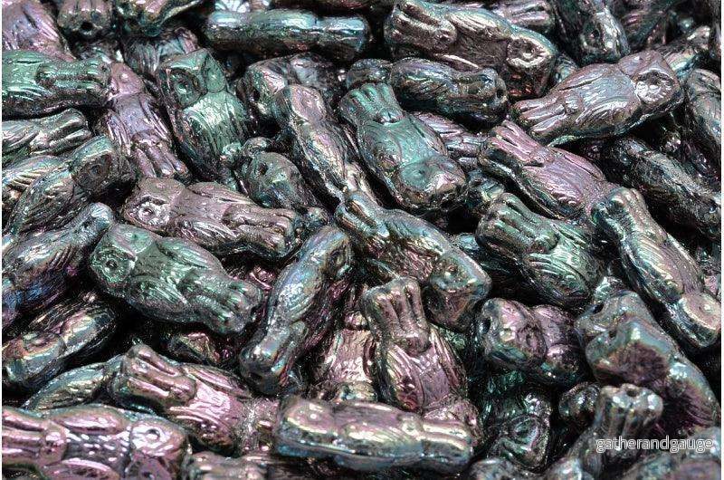 Owl Beads – Oil 15x7mm, 20-pack Owl Beads – Oil 15x7mm, 20-pack