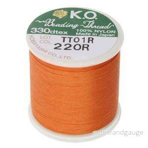 K.O Pärltråd – Orange 1 Rulle
