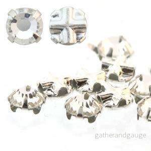 Rose Montees SS12 - Crystal Silver 3,5mm 10-pack