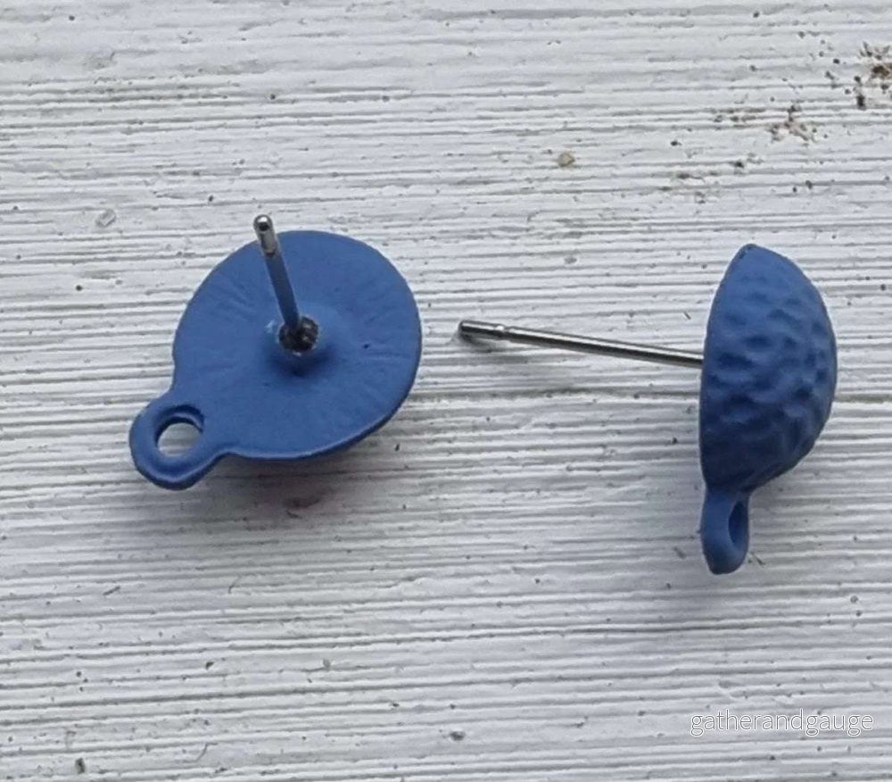 Örstickare Blå - Runt knottrig 10mm, 2-pack - Bild 2