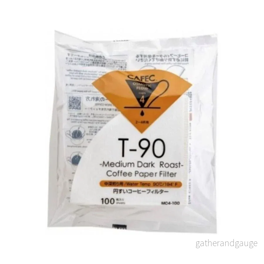 T-90 Medium Roast Coffee Paper Filter 2-4 cup
