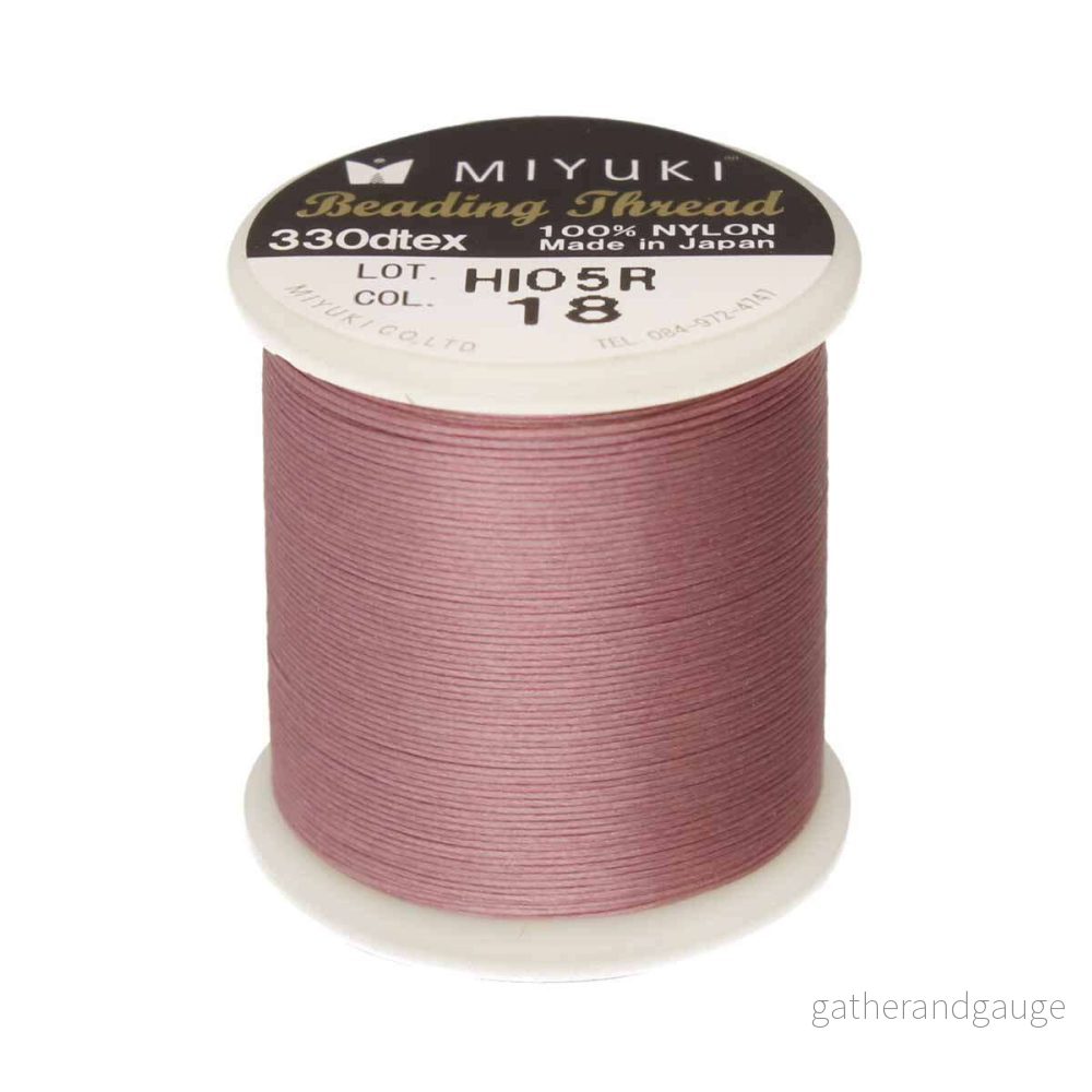 Miyuki Beading thread – Rose, 1 Rulle