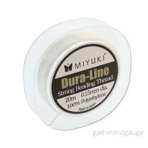 Miyuki Dura-Line – Crystal 0,15mm, 20m Miyuki Dura-Line – Crystal 0,15mm, 20m