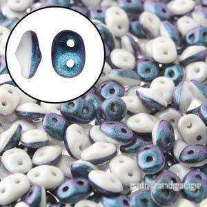 SuperDuo Duets – Polychrome Blueberry & Cream 10 gram SuperDuo Duets – Polychrome Blueberry & Cream 10 gram