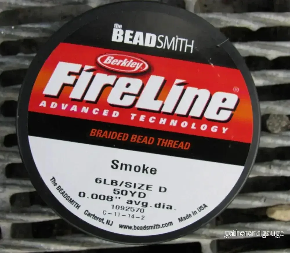 FireLine 6 LB - Smoke / Mörkgrå 50 YD