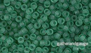 Matubo Seed Bead 8/0 - Matt Emerald 5 gram