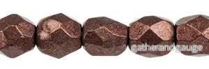 Tjeckiska Firepolish - Saturated Metallic Chicory Coffee 2,5mm, 50-pack