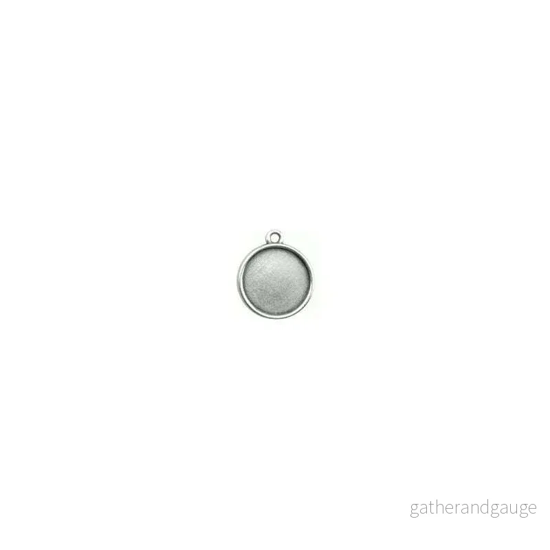 Ramberlock Silverfärgad - Enkel Rund 15mm 1 styck