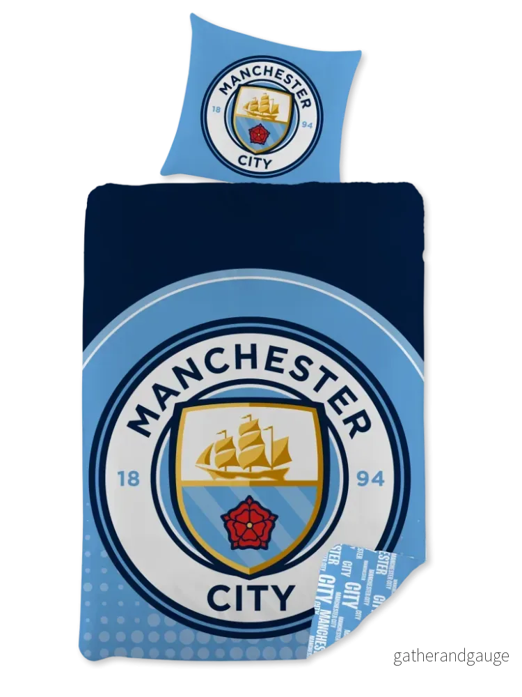 Manchester City sängkläder 150×210 cm