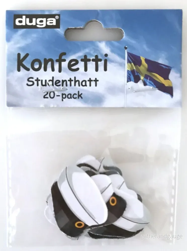 Konfetti studenthatt, 20 st Konfetti studenthatt, 20 st