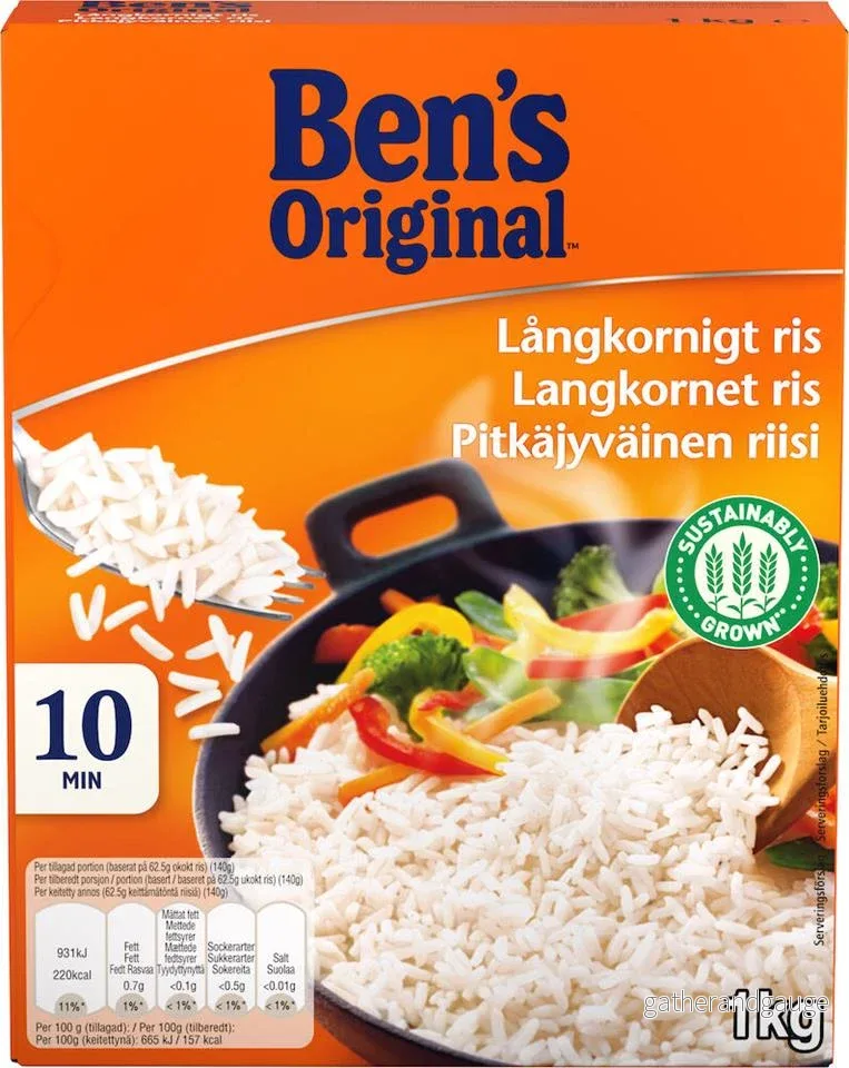 Ris Långkornigt 1kg Ben´s Original Ris Långkornigt 1kg Ben´s Original