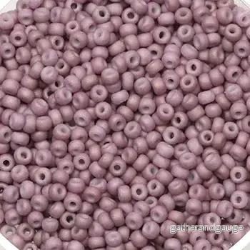 Miyuki Seed beads - Fancy Frosted Mauve 11/0, 10 gram