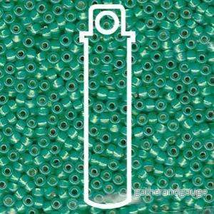 Miyuki Seed Beads – Dyed Green S/L Alabaster 8/0, 22 gram Miyuki Seed Beads – Dyed Green S/L Alabaster 8/0, 22 gram