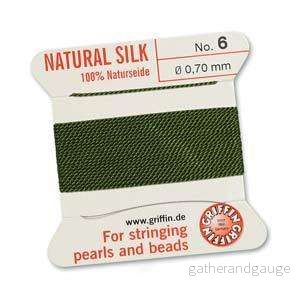 Griffin Silk – Olive, Storlek 6, 1 förpackning