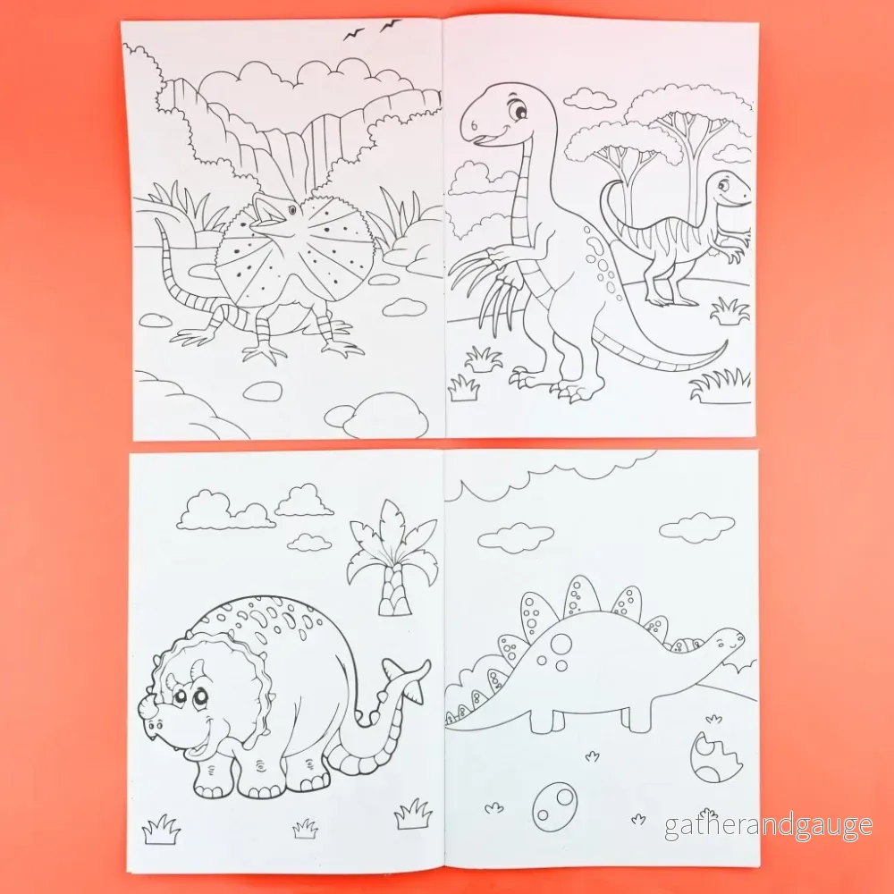 Målarbok Dinosaurie - Bild 3
