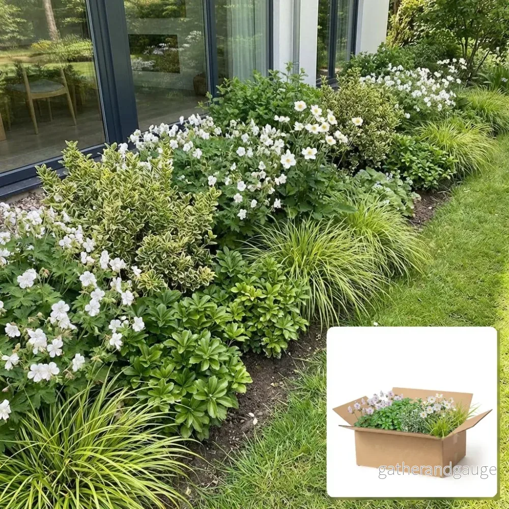 Pack Massif Soleil & Mi-Ombre Rose & Blanc (Anémone Du Japon) - 30 plantes - Bild 2