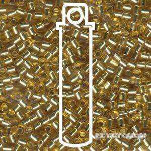 Miyuki Delica – Silver Lined Gold 8/0, 6,8 gram Miyuki Delica – Silver Lined Gold 8/0, 6,8 gram