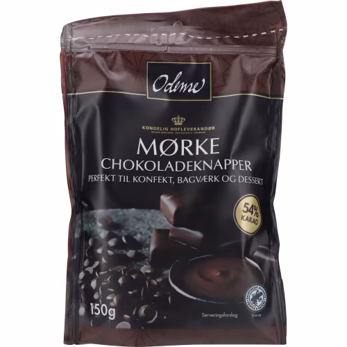 Odense Chokladknappar Mörka 150g