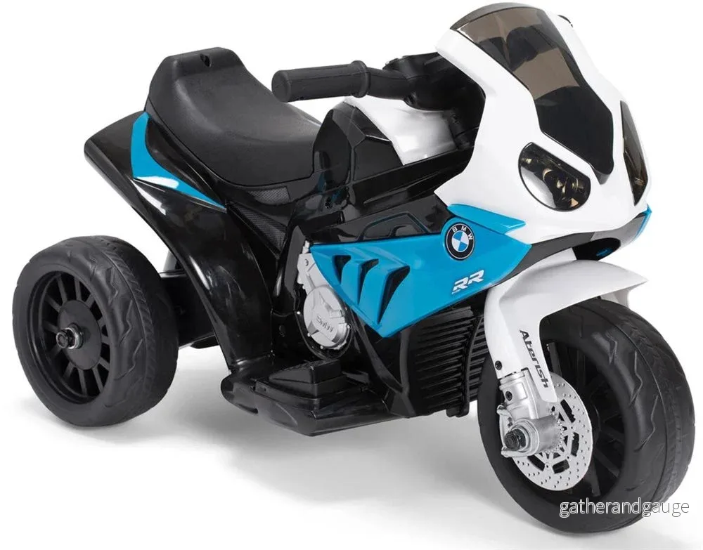 Elbil barn BMW S1000 RR MC Blå 6V