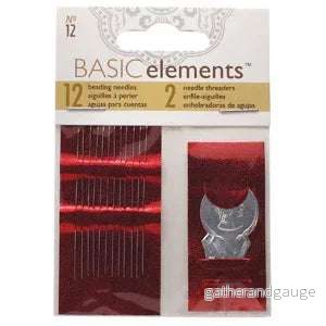 Pärlnålar Basic Elements - nr 12, 12-pack