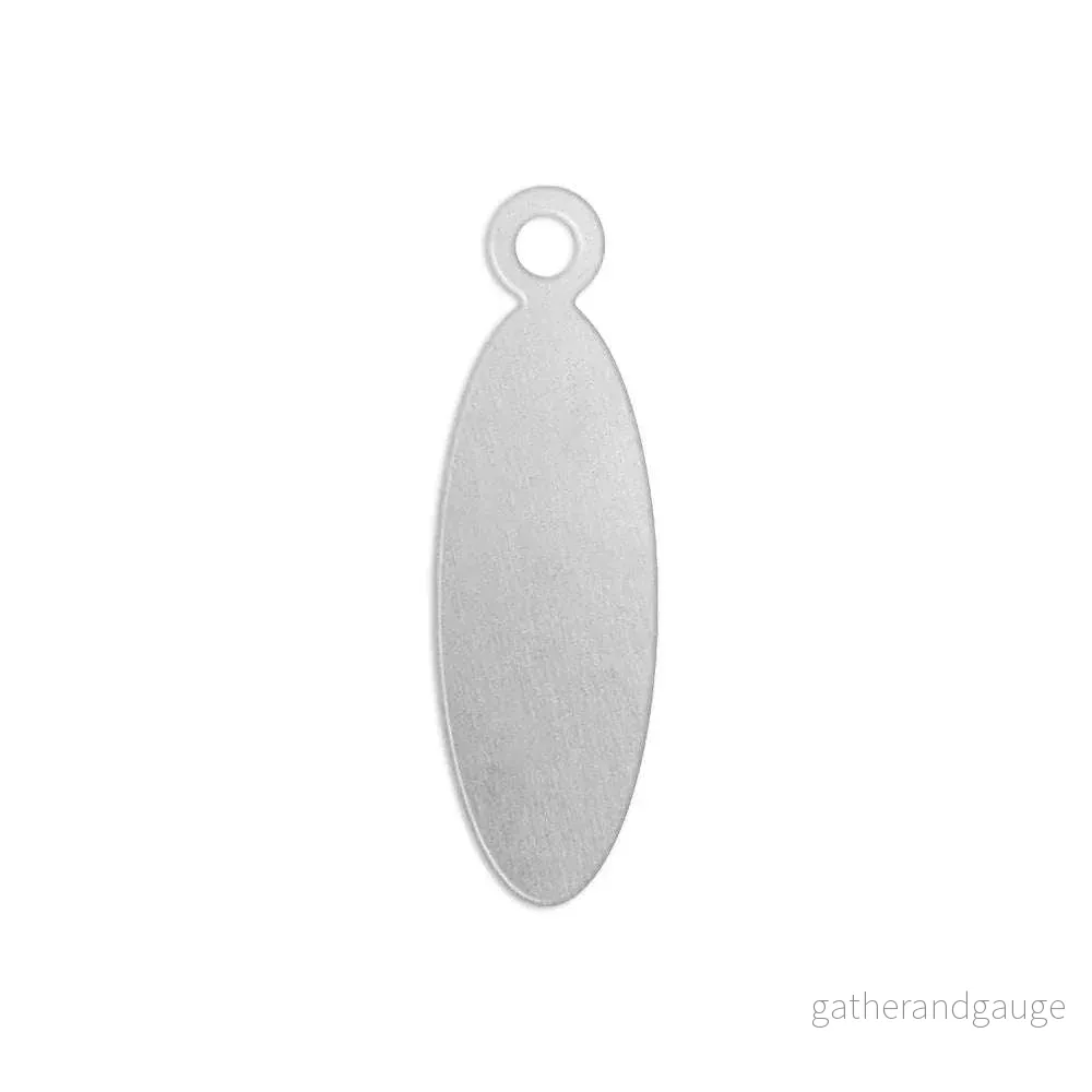 ImpressArt – Oval Tag med Ring 5/8″ – Premium Stamping Blanks Aluminium 16g (20 st) ImpressArt – Oval Tag med Ring 5/8″ – Premium Stamping Blanks Aluminium 16g (20 st)