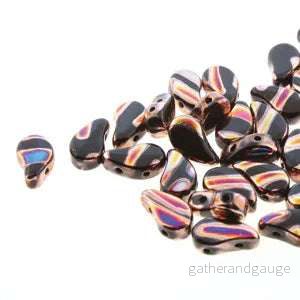 Paisley Duo – Jet Full Sliperit Line 8x5mm 10 gram Paisley Duo – Jet Full Sliperit Line 8x5mm 10 gram