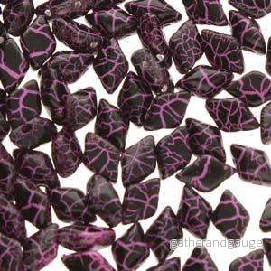 Matubo Gemduo - Ionic Jet/Pink 8x5mm, 10 gram