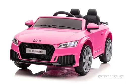 Elbil barn Audi TT RS Roadster 2x12V Rosa Elbil barn Audi TT RS Roadster 2x12V Rosa