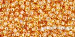 TOHO Seed Beads - Transparent Rainbow Med Topaz 11/0, 10 gram
