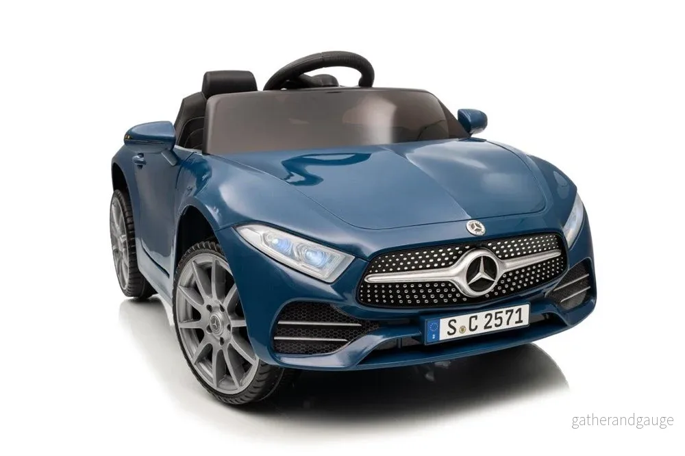 Elbil barn Mercedes CLS 350 Blå - Bild 2