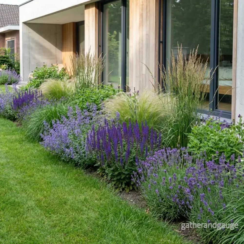 Pack Massif Plein Soleil Violet & Bleu (Sauge Des Bois) – 30 plantes