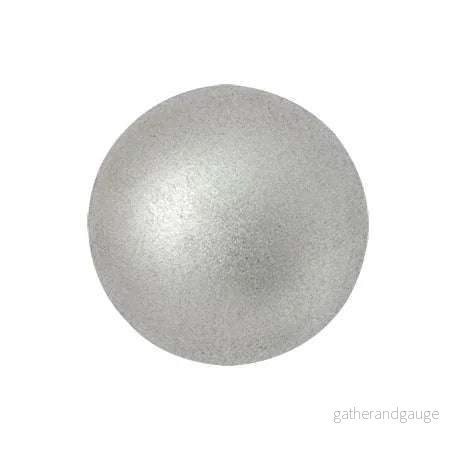 Cabochon par Puca® – Silver Aluminium Matte 18 mm, 1 styck Cabochon par Puca® – Silver Aluminium Matte 18 mm, 1 styck