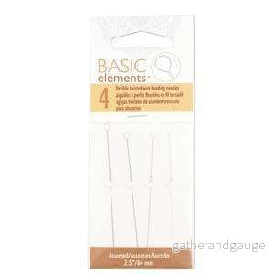 Pärlnålar Basic Elements – Flexible Twisted Wire Mix, 4-pack Pärlnålar Basic Elements – Flexible Twisted Wire Mix, 4-pack