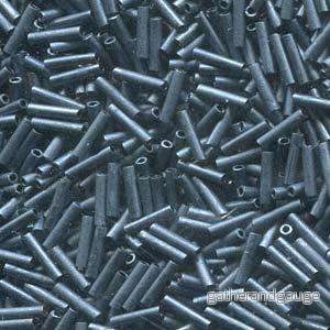 Miyuki Slender Bugle - Matte Gunmetal 1,3x6 mm, 5 gram