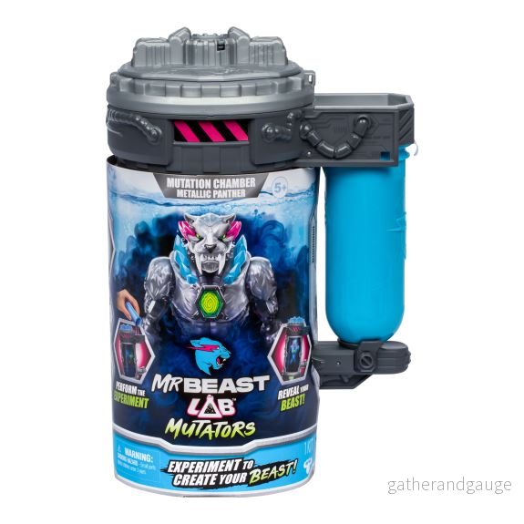 MrBeast Lab Mutant Actionfigur – Metallic Panther
