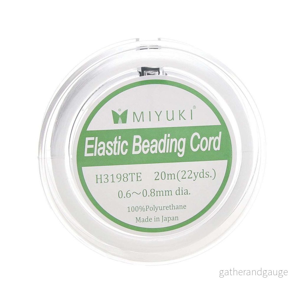 Miyuki Elastisk Smyckestråd Klar 0,8mm - 20m - Bild 3