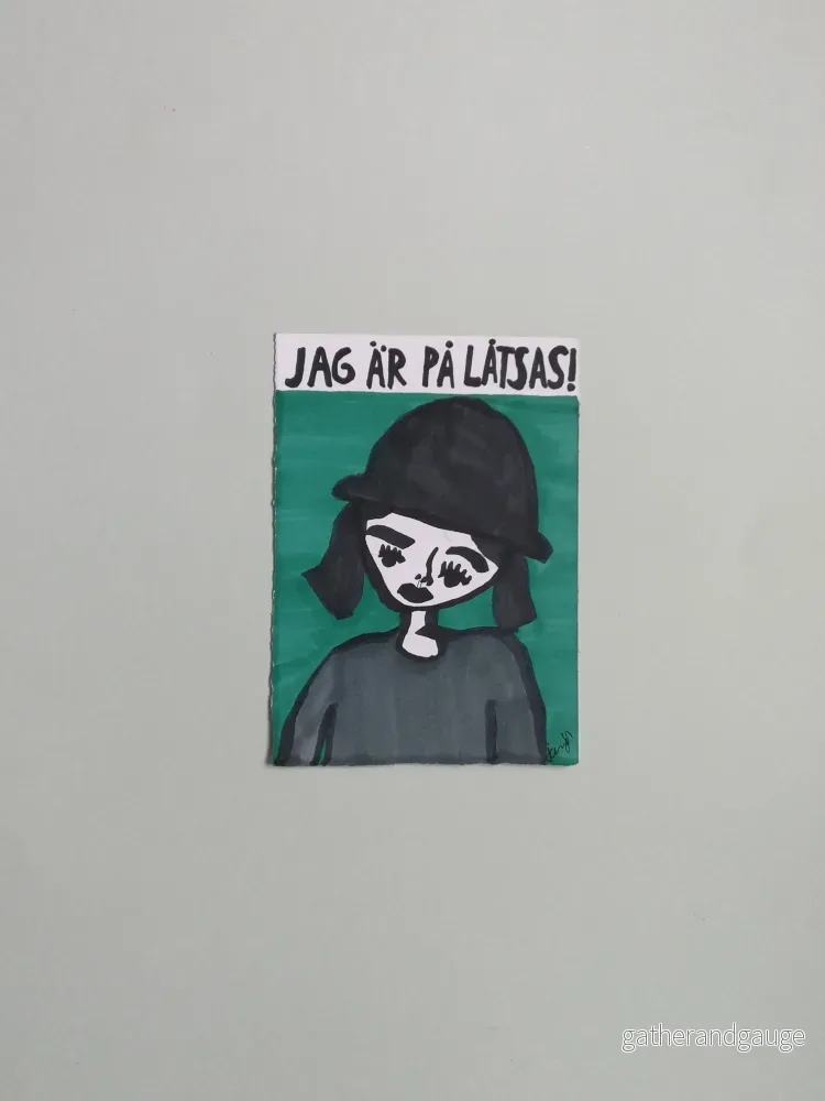 Jag är på låtsas!