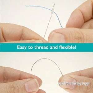 Pärlnålar Basic Elements - Collapsible Eye Needle Heavy, Lång 4-pack - Bild 3