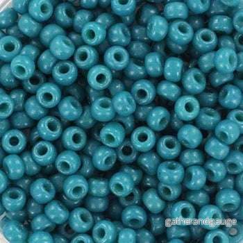 Miyuki Seed Beads – Duracoat Opaque Azure 8/0, 10 gram