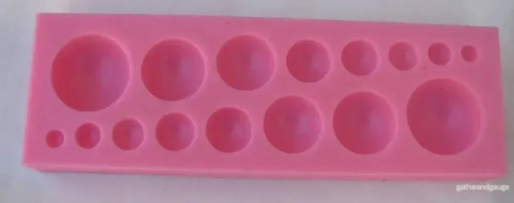 Silkonform - Runda Cabochoner 1 form
