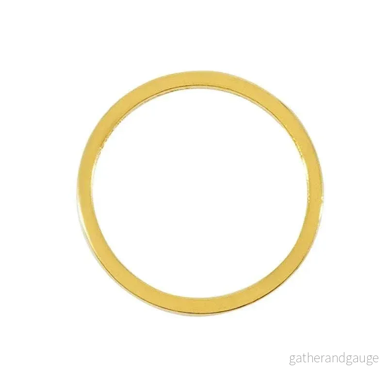 Cirkel 24k Guldpläterad – 12mm 1 styck