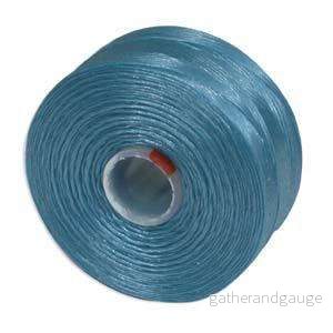 S-Lon Bead thread - Turquoise Blue, AA, 1 Rulle
